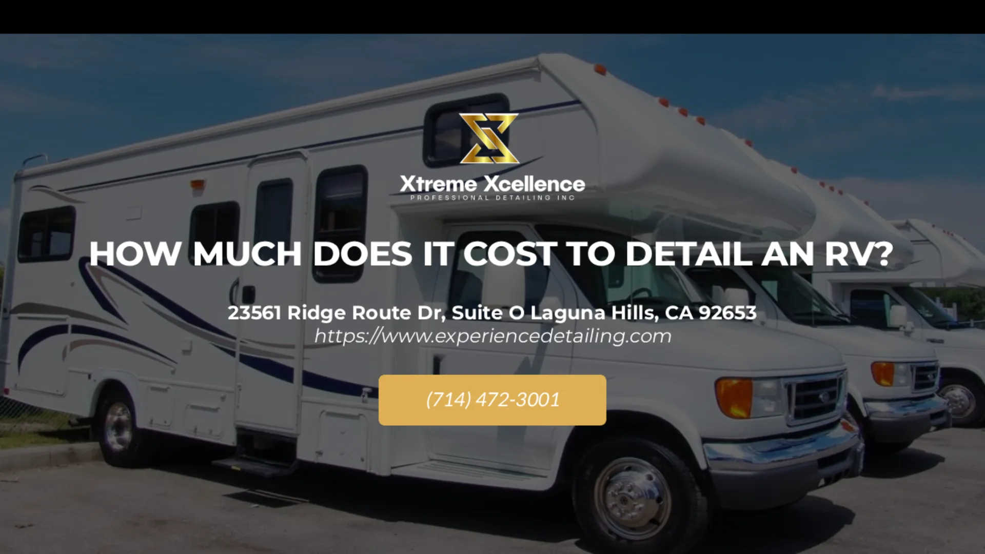 How Much Does It Cost To Detail An RV?